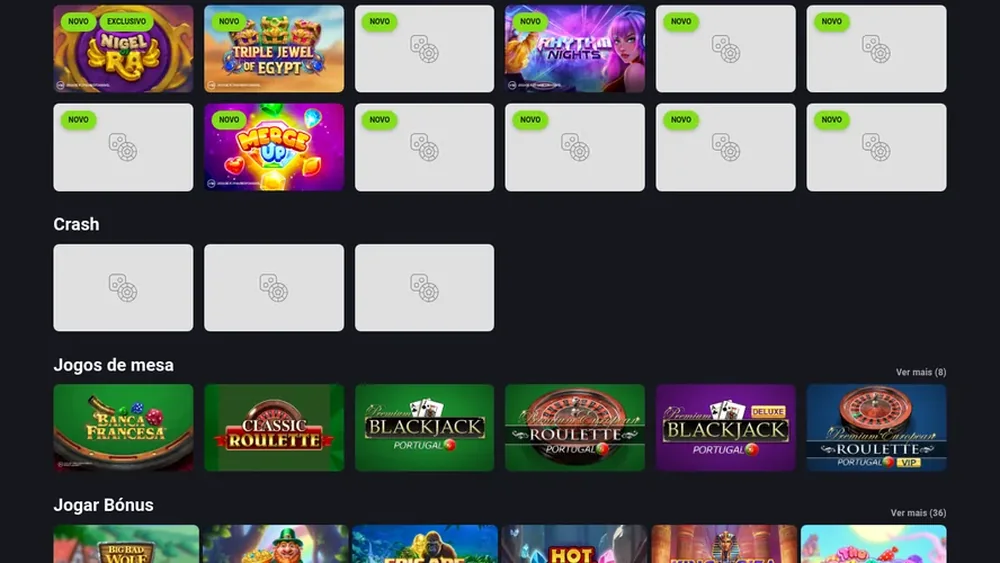 Novas coleções de jogos (Pragmatic Play) no PT Casino da Placard — licenciado pelo SRIJ